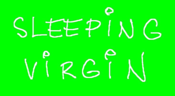 sleeping virgin
