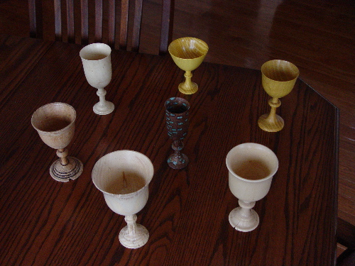 The seven grail cups