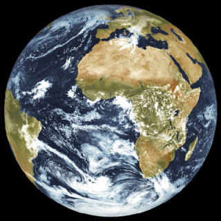 Earth by Meteosat