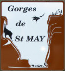 Panneau Gorges de St. May