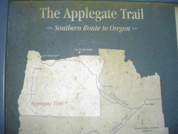 In 1846, Jesse Applegate and fourteen others from near Dallas, Oregon, 