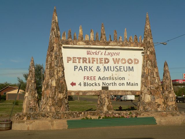 World's Largest Petrified Wood Park and Museum in Lemmon, SD