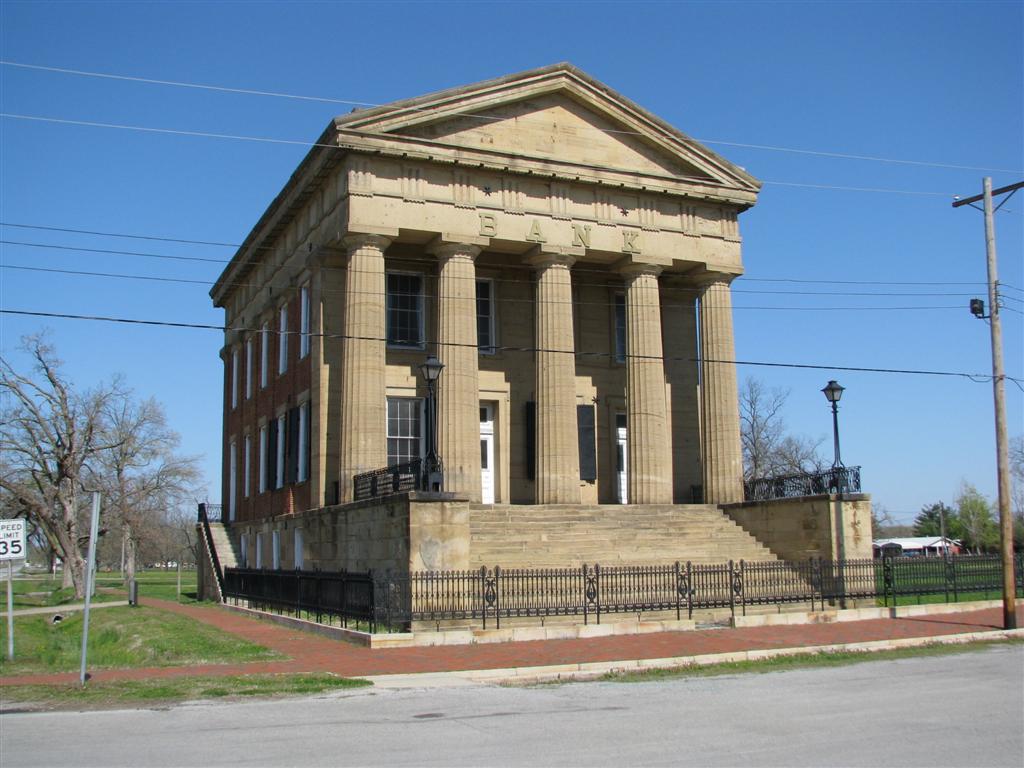 Shawneetown Bank State Historic Site - Old Shawneetown, Illinois ...