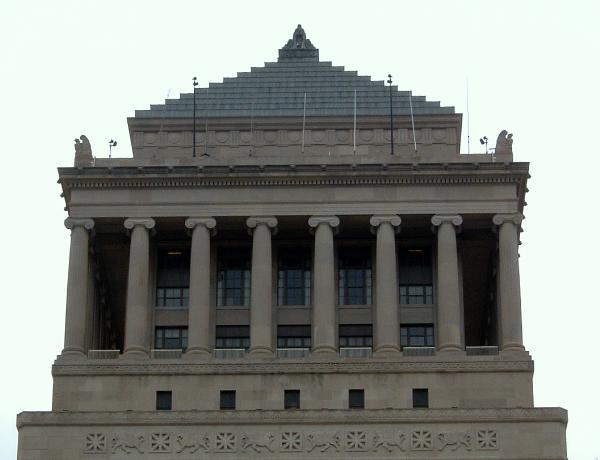 Civil Courts Building - St. Louis, Missouri - Pyramids on 0