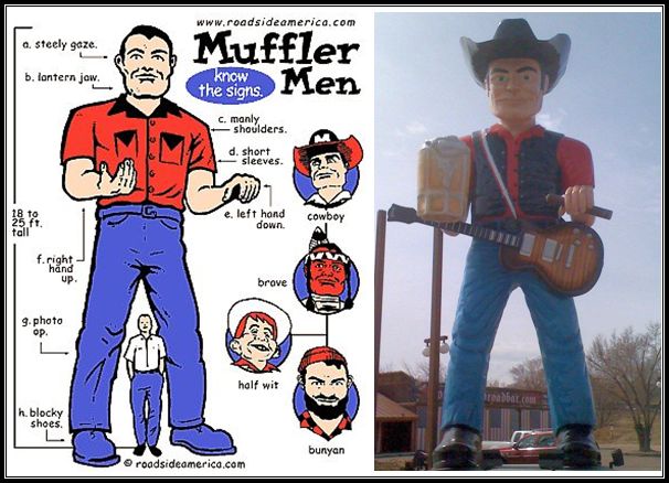 The Honkey Tonk Cowboy Muffler Man Colorado Springs, CO