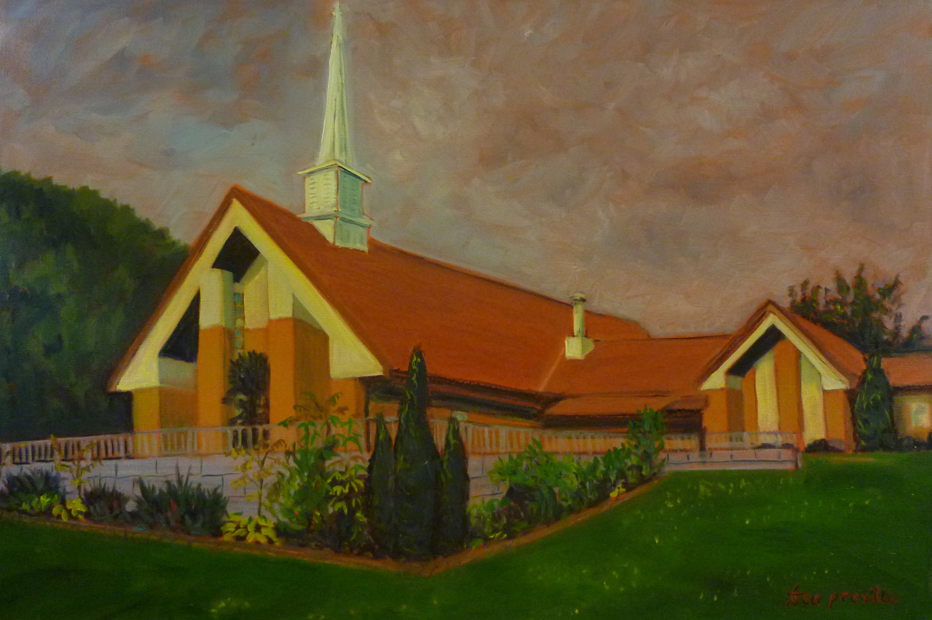 Church of Jesus Christ of Latter Day Saints Nelson, BC by Tea Preville