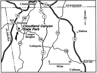 cloudland canyon state park georgia ga waymarking parks lodge group cumberland gastateparks