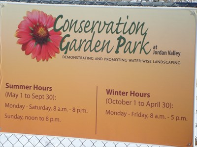 Conservation Garden Park At Jordan Valley West Jordan Utah Usa