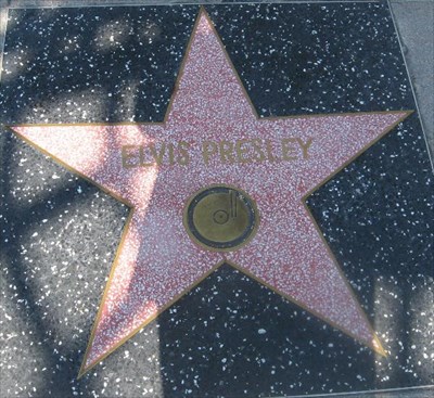 Walk Fame on Elvis  Star On The Hollywood Walk Of Fame   Los Angeles  Ca   Elvis On