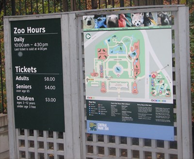 central park zoo map. Central Park Zoo Map