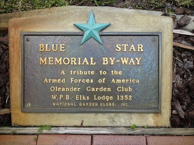 Wpb Elks Lodge 1352 Blue Star West Palm Beach Florida Usa