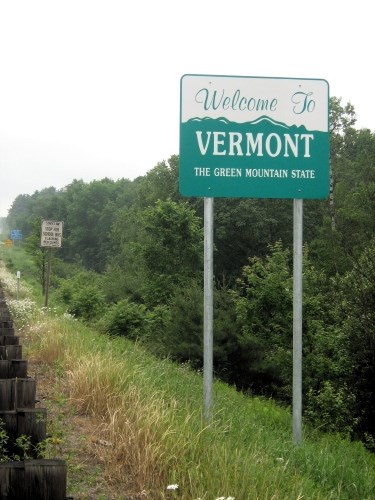 Welcome To Vermont Welcome Signs On