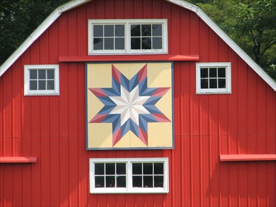 Image result for barn quilt photo + Lone Star Quilt