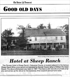Pioneer Hotel, Sheep Ranch, CA - Photos Then and Now on Waymarking.com