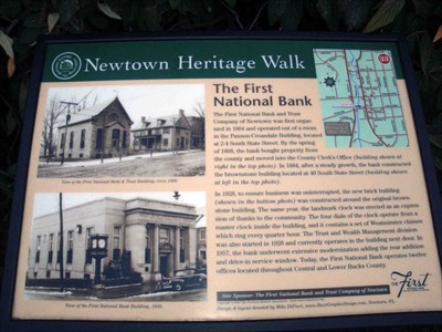 the first national bank and trust of newtown