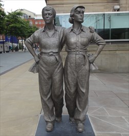 Image result for women of the steel city statues sheffield