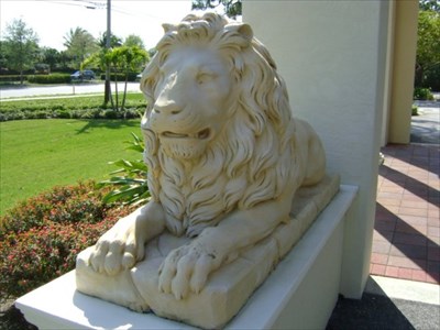 Temple Judea Lions Palm Beach Gardens Fl Lion Statues On