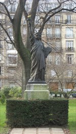 statue of liberty paris france. The first Statue of Liberty,