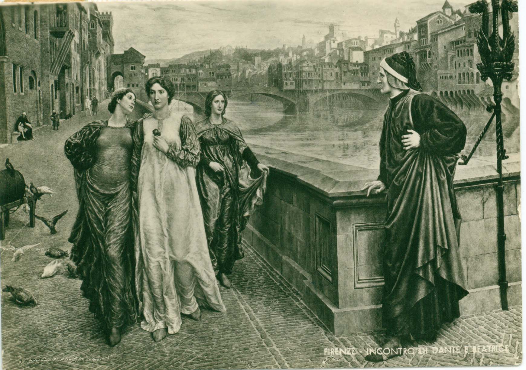Meeting of Dante and Beatrice - Florence - on Waymarking.com
